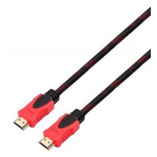 EXPLOYD EX-K-1409 Кабель HDMI-HDMI V1.4 1.0M круглый чёрный-красный