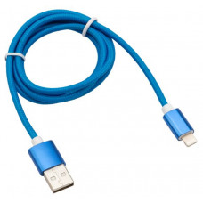REXANT (18-7052) Кабель REXANT USB-Lightning 1 м, синяя нейлоновая оплетка
