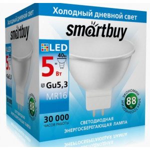 SMARTBUY (SBL-GU5.3-05-60K-N) LED-GU5.3LED-05W/6000