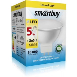 SMARTBUY (SBL-GU5.3-05-30K-N) LED-Gu5.3LED-05W/3000