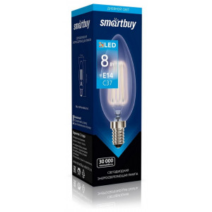 SMARTBUY (SBL-C37F-8-40K-E14) FIL C37-8W00/E14