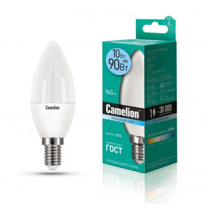 CAMELION LED10-CW35/845/E14 (Эл.лампа светодиодная 10Вт 220В)