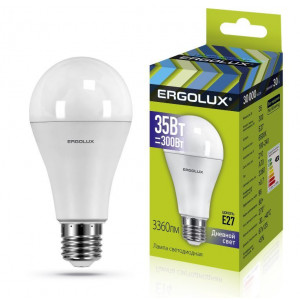 ERGOLUX LED-A70-35W-E27-6K (Эл.лампа светодиодная ЛОН 35Вт E27 6500K 180-240В)