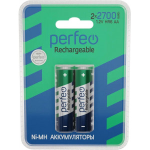 PERFEO (PF_C3320) AA2700MAH/2BL Аккумулятор Пластик