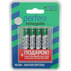 PERFEO (PF_C3322) AAA1100MAH/4BL+BOX Аккумулятор Пластик