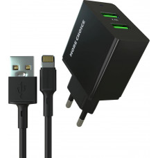 MORE CHOICE (4610196409875) NC11i СЗУ 2USB 2.4A для Lightning 8-pin Black