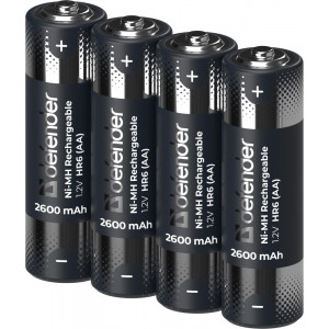 DEFENDER (56512) HR6-2BL 2600 mAh АА, Ni-MH, блистер, 2 шт