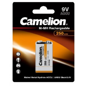 CAMELION (5014) 9V-250mAh Ni-Mh BL-1 (NH-9V250BP1, аккумулятор,9В)