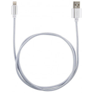 ENERGY Кабель ET-01 USB/MicroUSB, цвет - серебро (006370)