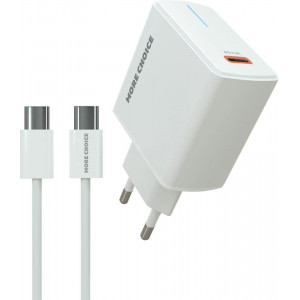 MORE CHOICE (4610196408915) NC60a СЗУ 1USB-C 3.0A PD 20W быстрая зарядка для Type-C Type-C White