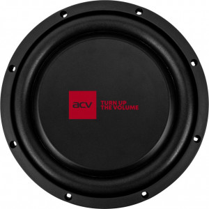 ACV SW-10D2F SLIM Сабвуфер 25см/RMS 300Wt/2+2Om/SPL 87дБ