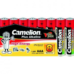 CAMELION (14861) LR03 PLUS ALKALINE SP8