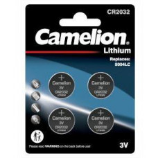 CAMELION (15247) CR2032 BL-4 (CR2032-BP4) литиевая