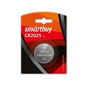 SMARTBUY (SBBL-2025-1B) Литиевый элемент питания CR2025/1B (12/720)