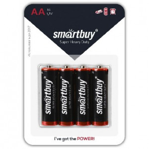 SMARTBUY (SBBZ-2A04B) R6-4BL в упаковке 4шт (цена за 1шт)