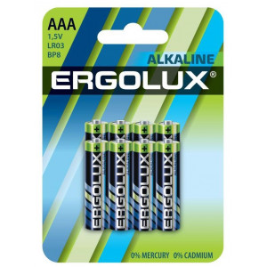 ERGOLUX (14814) Alkaline BL8 LR03