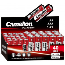 CAMELION (14981) Plus Alkaline COMBO40 20LR6 + 20LR03-CB