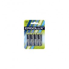 ERGOLUX (11748) LR6 Alkaline BL-4 (LR6 BL-4, батарейка,1.5В)