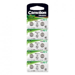 CAMELION (12820) G12 BL-10 MERCURY FREE (AG12-BP10(0%HG), 386A/LR43/186 батарейка для часов)