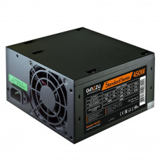 GINZZU SA450 ATX, 8cm fan, 20+4pin +4Pin, 2*SATA, 2*IDE Черный