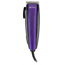 VITEK VT-1357 черный/фиолетовый (насадок в компл:4шт)