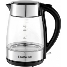 STARWIND SKG3026 1.7л. 2200Вт черный/серебристый (стекло)