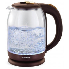 STARWIND Чайник электрический SKG1052 1.8л. 1500Вт темно-коричневый/бронзовый (корпус: стекло)