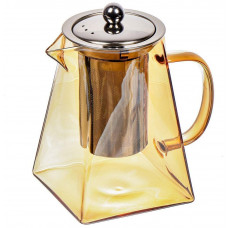 NONAME Чайник заварочный стекло, 0.95 л, с колбой, Мед, Y4-6543 (433928)