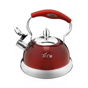 TECO TC-125-BD 3,0 л. нерж. со свистком бордовый