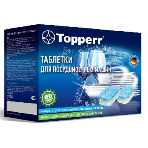 TOPPERR 3306 Таблетки для ПММ 10в1 60шт