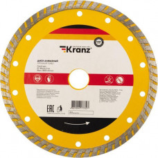 KRANZ (KR-90-0123) Диск алмазный отрезной Turbo 180x22,2x2,4x10мм