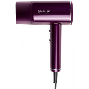 GALAXY Фен для волос LINE GL 4358, violet dreams, 2100 Вт, 2 скорости потока воздуха, функция ?холодный воздух?, насадка-концентратор, защита мотора о