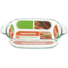 APPETITE PLH7 стекл прям 22x14x5см/0,7л с руч