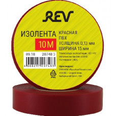 REV 28748 3 Изолента ПВХ 0,13х15мм Красная 10м DIY