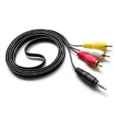 GEPLINK (АТ1006) аудио-кабель 1.0 m (mini-Jack3.5(m)  3RCA(m) (5)
