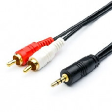 GEPLINK (AT1009) аудио-кабель 1.5 m (mini-Jack3.5(m)  2RCA(m), стерео, пакет) (5)