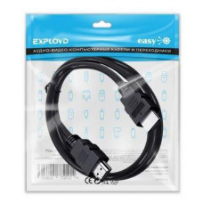 EXPLOYD EX-K-1477 HDMI-HDMI/V1.4/круглый/чёрный/3М/