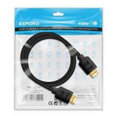 EXPLOYD EX-K-1489 HDMI-HDMI/V1.4/круглый/чёрный/5М