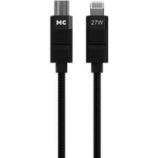 MORE CHOICE (4620202555069) K87ia 2м USB 3.0A PD 27W для Lightning ng 8-pin Type-C - 2м , черный