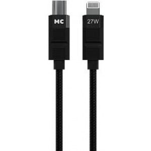 MORE CHOICE (4620202555069) K87ia 2м USB 3.0A PD 27W для Lightning ng 8-pin Type-C - 2м , черный