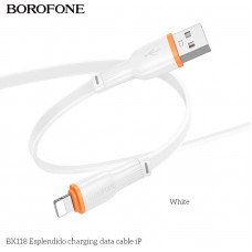 BOROFONE (6941991120930) BX118i USB 2.4A для Lightning , белый