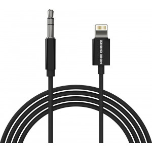 MORE CHOICE (4610196409837) UK28i AUX 3.5mm Lightning 8-pin 1м Black