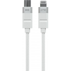 MORE CHOICE (4620202555045) K87ia USB 3.0A PD 27W для Lightning ng 8-pin Type-C - 1м , белый