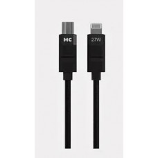 MORE CHOICE (4620202554178) K69ia 2м USB 3.0A PD 27W для Lightning ng 8-pin Type-C - 2м , черный