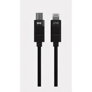 MORE CHOICE (4620202554178) K69ia 2м USB 3.0A PD 27W для Lightning ng 8-pin Type-C - 2м , черный