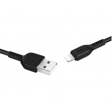 HOCO (6957531068808) X20 Дата-кабель USB - Lightning 1М 2.0A круглый черный