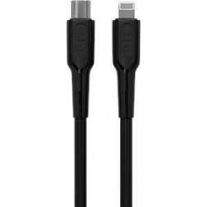 MORE CHOICE (4620202553249) K63ia 2м USB 3.0A PD 27W для Lightning ng 8-pin Type-C - 2м , черный