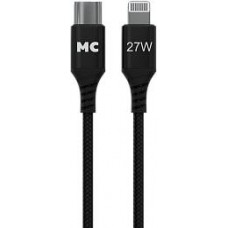 MORE CHOICE (4620202554130) K69ia USB 3.0A PD 27W для Lightning ng 8-pin Type-C - 1м , черный