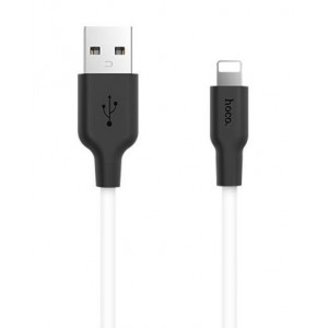 HOCO (6957531071365) X21 USB-8 Pin 2.0A 1.0m силикон белый/черный
