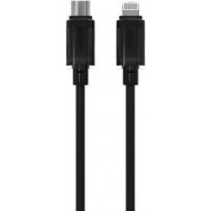 MORE CHOICE (4620202553850) K67ia USB 3.0A PD 27W для Lightning ng 8-pin Type-C - 1м , черный